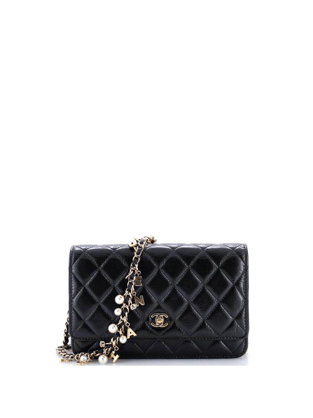 Chanel Pearl Charm Wallet On Chain #370900C43B